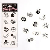 SECRET PLAY - SET OF 10 SPICY COLLECTION TEMPORARY TATTOOS
